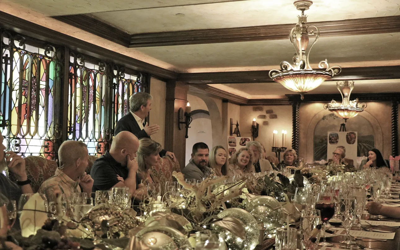 Restaurant interior and dining ambiance